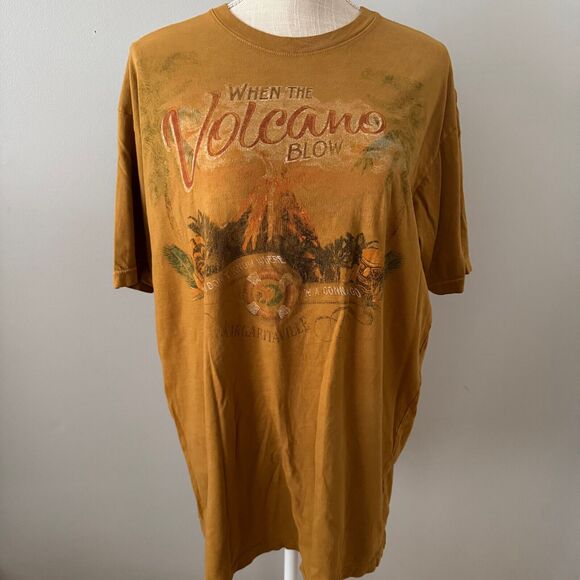 Margaritaville When The Volcano Blows Short Sleeved T-shirt Men's Size XL - Picture 1 of 5
